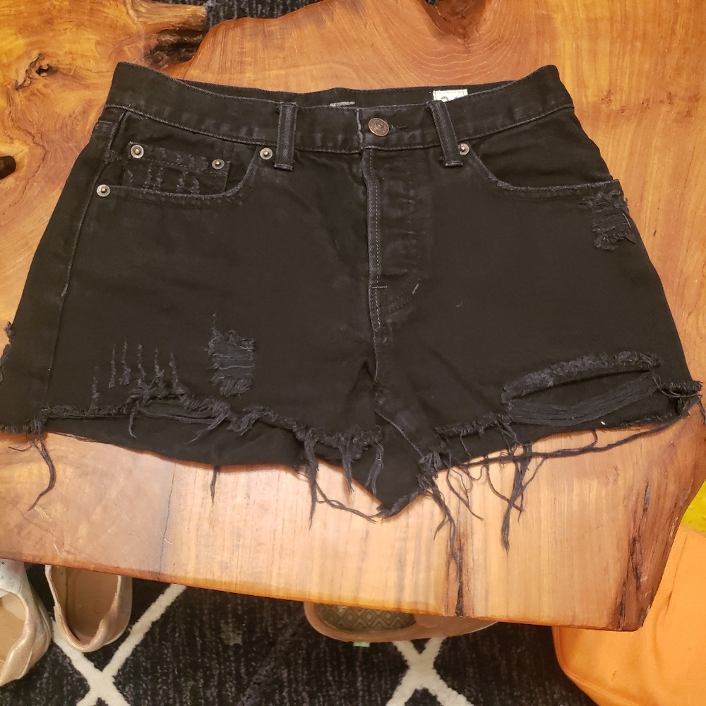 We the people distressed shorts